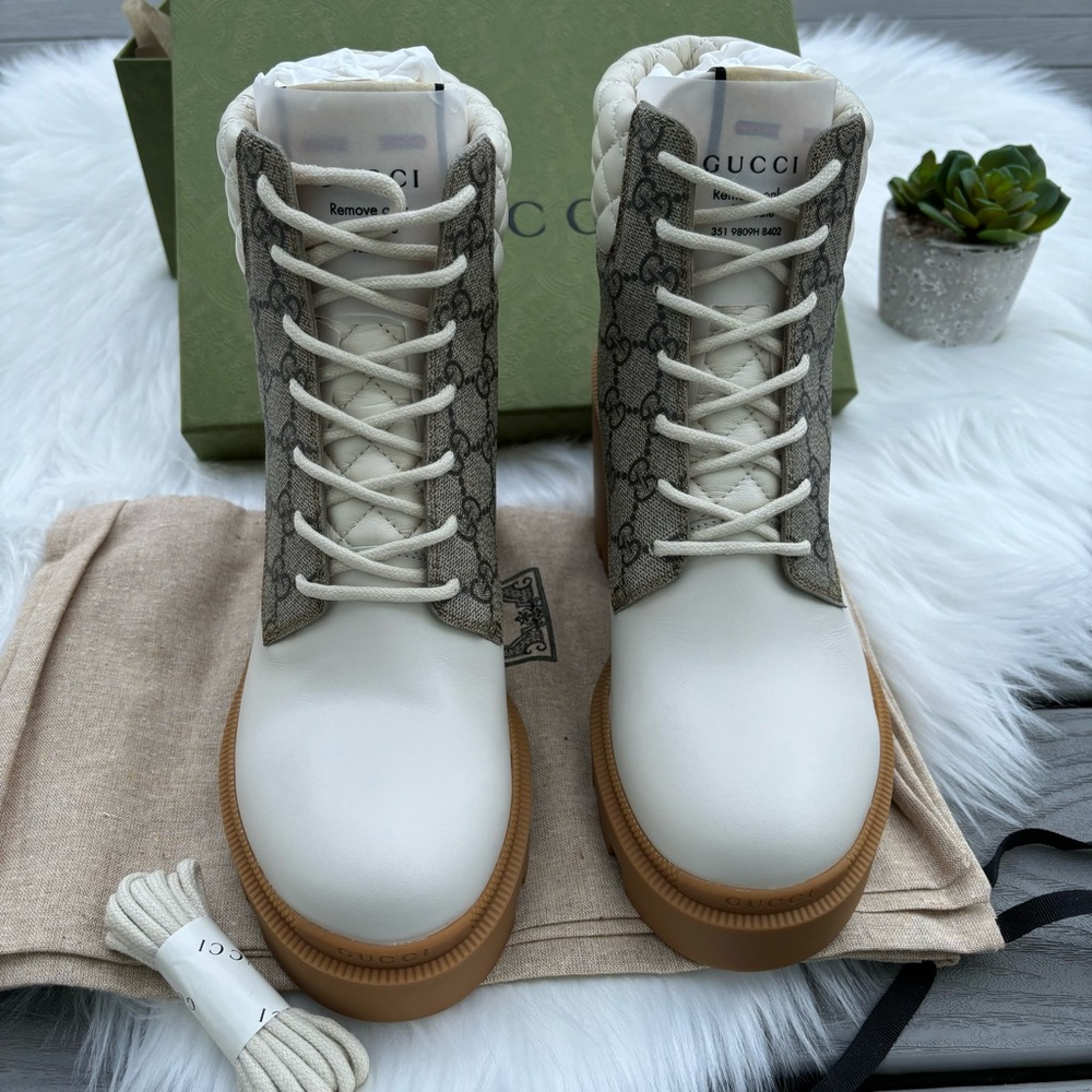 Gucci GG Heeled Ankle Boots - Picture 2 of 7